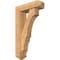 Ekena Millwork Balboa Arts and Crafts Smooth Bracket w/ Offset Brace, Western Red Cedar, 5 1/2"W x 18"D x 30"H BKT0604X18X30BOA03SWR - alternate 1